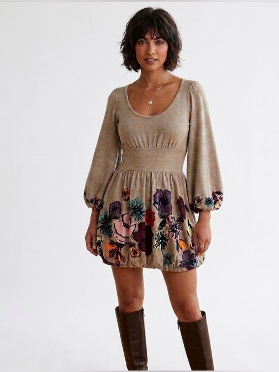 Missoni Dresses & Skirts - Missoni Y2K Flower Bubble‎ Hem Wool Blend Dress